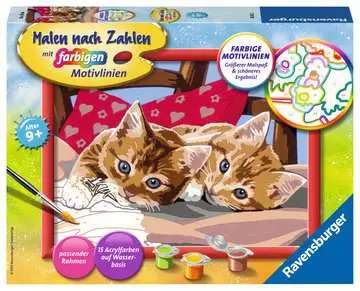 Picture by Numbers 18X24cm Two Ginger Kittens