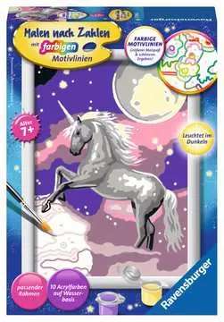 Paint by Numbers 13X18cm Unicorn