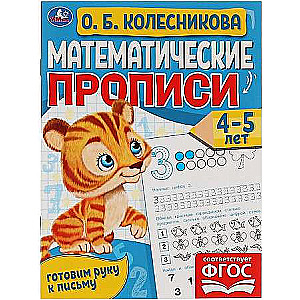 Mathematical Workbooks, 4-5 years. O. B. Kolesnikova. Preparing Hand for Writing