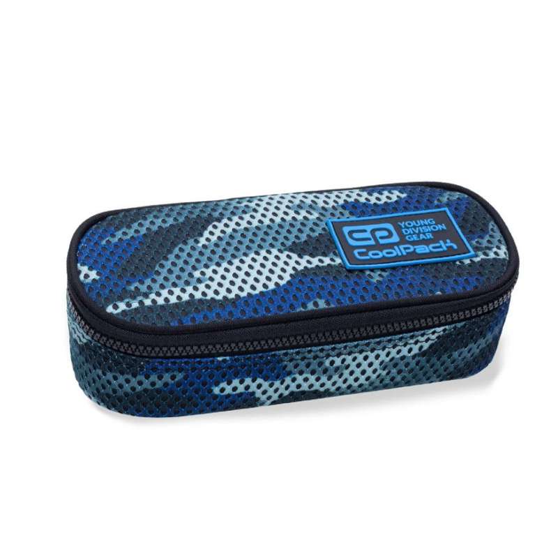 COOL PACK Camo mesh grey pencil case, 1 compartment