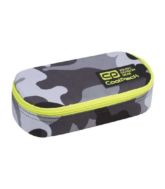 COOL PACK Camo yellow neon pencil case, 1 compartment