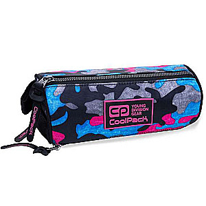 Pencil case COOL PACK Camo fusion pink, 3 compartments