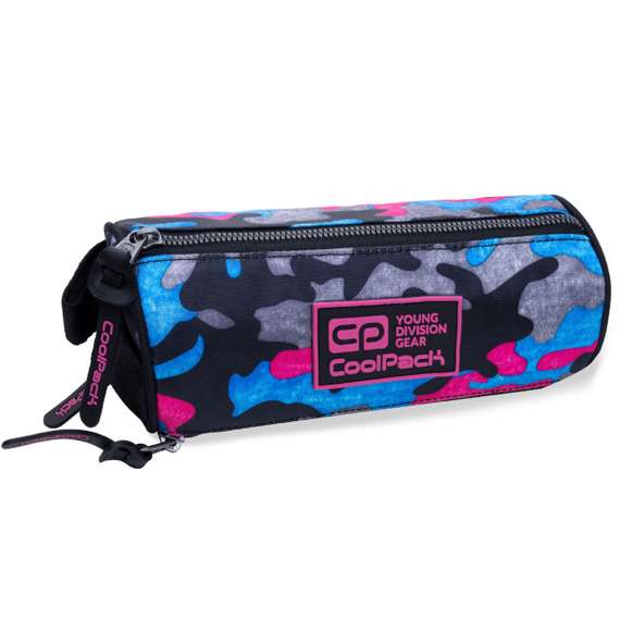 Pencil case COOL PACK Camo fusion pink, 3 compartments