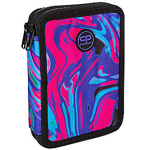 COOL PACK Jumper XL Marble Pencil Case, 2 Compartments, with Accessories