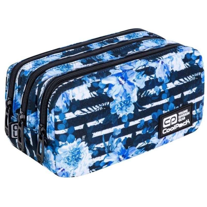 COOL PACK Blue Marine Pencil Case, 3 Compartments