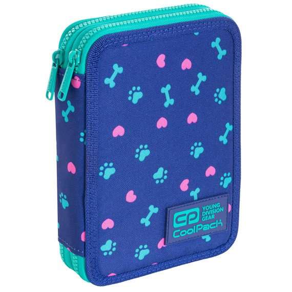 COOL PACK Jumper XL Pencil Case Puppy Love, 2 Compartments, with Accessories