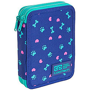 COOL PACK Jumper XL Pencil Case Puppy Love, 2 Compartments, with Accessories