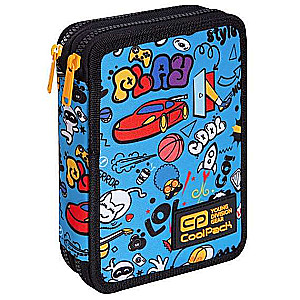 COOL PACK Jumper XL Pencil Case Party time, 2 compartments, with accessories