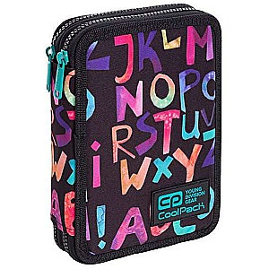 Pencil case COOL PACK Jumper XL Alphabet, 2 compartments, with accessories