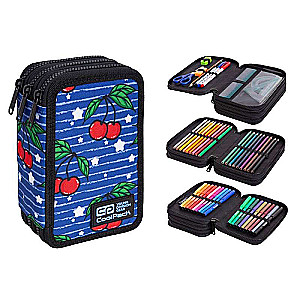 COOL PACK Jumper Pencil Case 3 Cherries, 3 Compartments, with Accessories