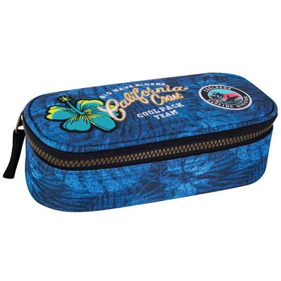 COOL PACK Badges G blue pencil case, 1 compartment