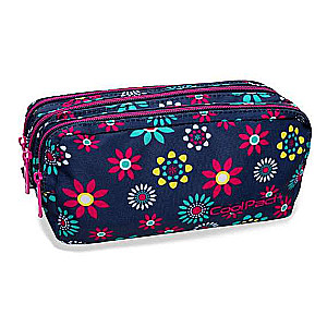 Pencil case COOL PACK Hippy daisy, 3 compartments