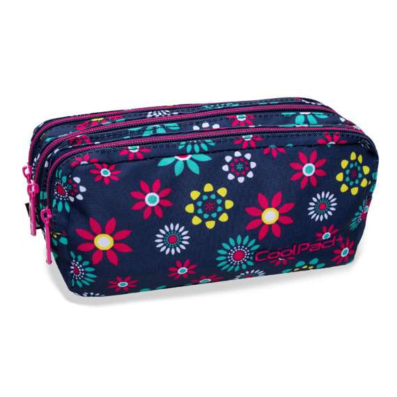 Pencil case COOL PACK Hippy daisy, 3 compartments