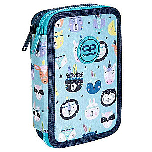 Pencil case COOL PACK Jumper 2 Indian zoo, 2 compartments, with accessories