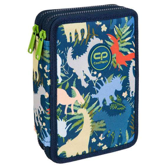 Pencil case COOL PACK Jumper XL Dino park, 2 compartments, with accessories