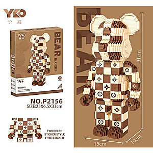 3D constructor - Bear, 3168 parts