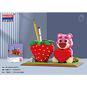 3D BALODY Constructor/Mosaic Desktop Organizer Bear, 1369 pieces, 179x99x96mm