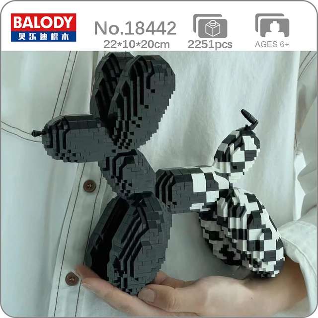 3D BALODY Constructor/Mosaic Puppy, 2251 pieces, 216x100x196mm