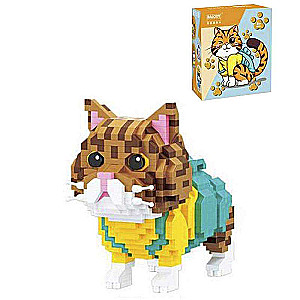 3D Designer - Balody. Cat, 846 pieces