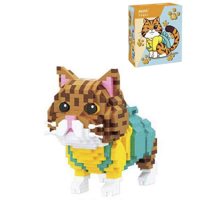 3D Designer - Balody. Cat, 846 pieces