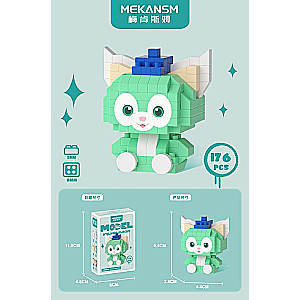 3D MEKANSM Constructor/Mosaic Cat, 176 pcs.