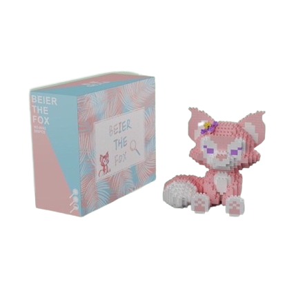 3D Constructor - Fox, 886 pieces