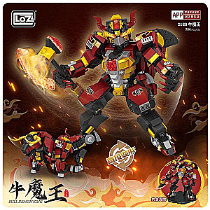 3D LOZ Transformer ZOO Constructor/Mosaic, 766 pcs, 168x175x185mm