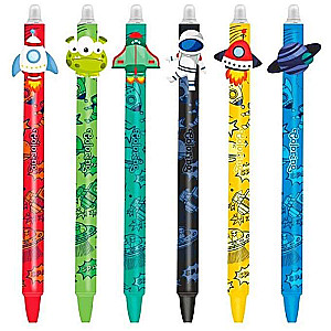 Colored Gel Pen Blue 0.5mm with Eraser COLORINO SPACE LIFE