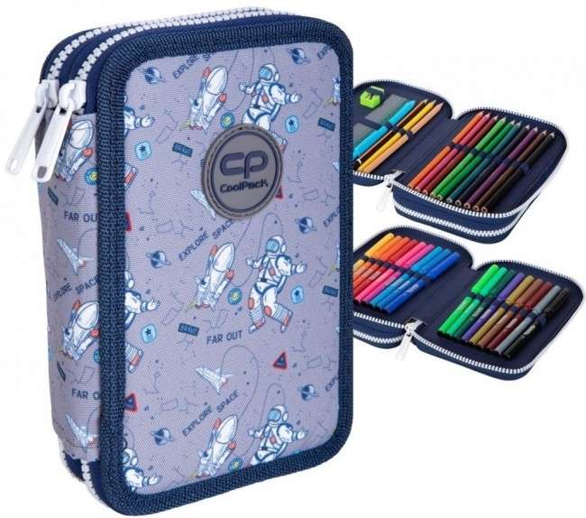 COOL PACK Jumper 2 Soldier Pencil Case, 2 Compartments, with Accessories