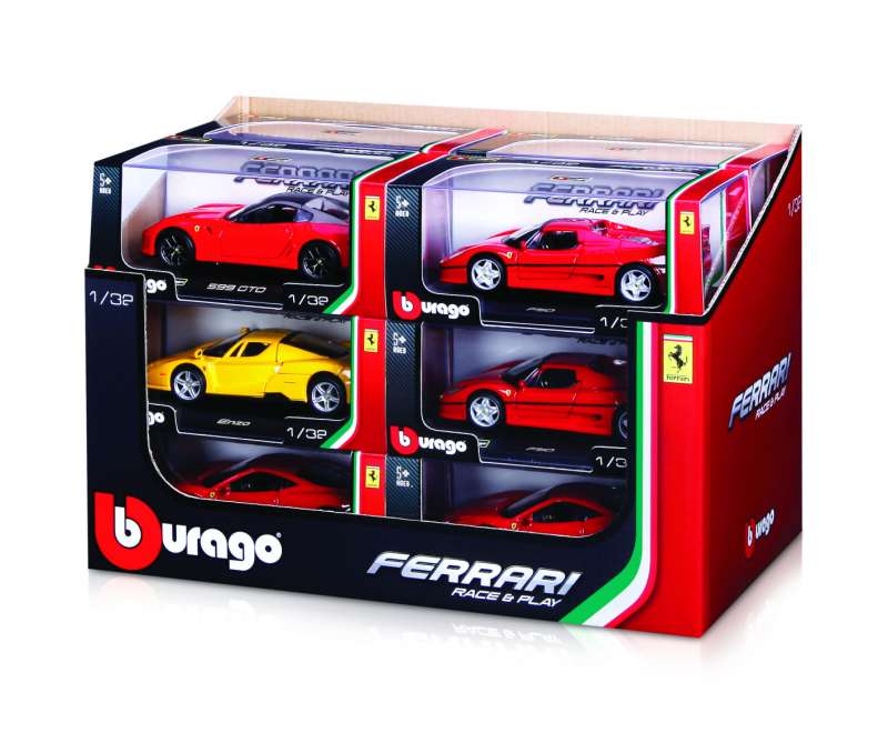 BBURAGO 1/32 Ferrari RP Vehicles, 18-46100 mix