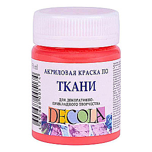 Acrylic Fabric Paint 50 ml Coral