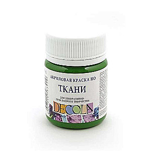 Acrylic paint for fabric 50 ml Medium Green