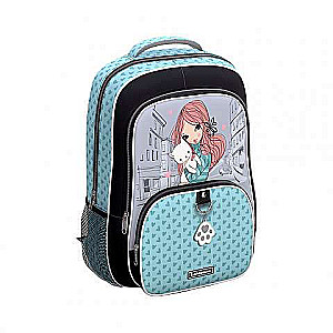 Backpack 44x23x33, 20L ErichKrause EasyLine with 2 compartments, Romantic Girl