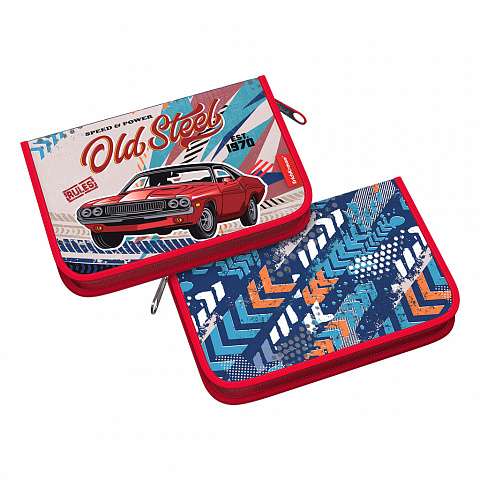 Bookcase pencil case without filling ErichKrause® 135x205x30mm Vintage Car
