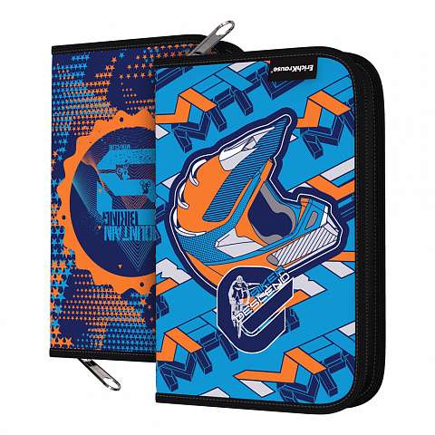 ErichKrause® Hard-case Book Pencil Case without Filling 135x205x30mm Mountain Biking