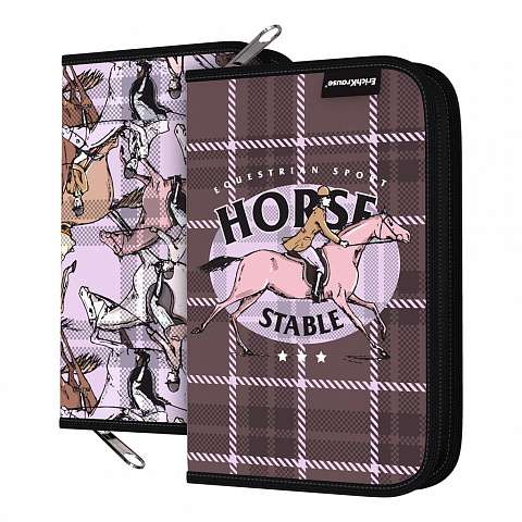 ErichKrause® Hard-cover Pencil Case 135x205x30mm Horse