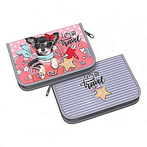 ErichKrause® Mini Traveler Book-Type Pencil Case Without Filling 135x205x30mm