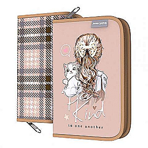 Book-style pencil case without filling ErichKrause® 135x205x30mm Lovely Friends