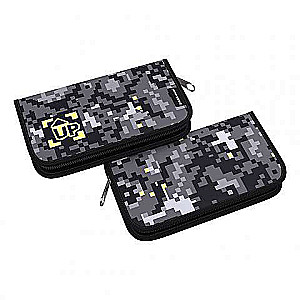 Booklet pencil case without filling ErichKrause® 110x205x25mm Pixel Game