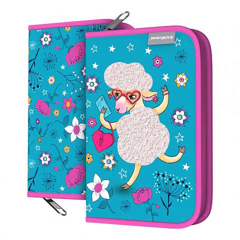 ErichKrause® Book-style Pencil Case without Filling 135x205x30mm Flower