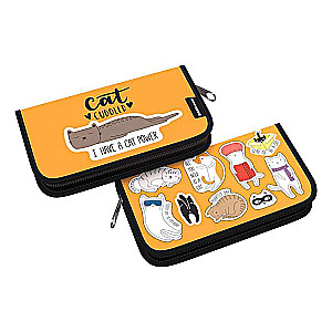Book-style pencil case without filling ErichKrause® 110x205x25mm Funny Kittens