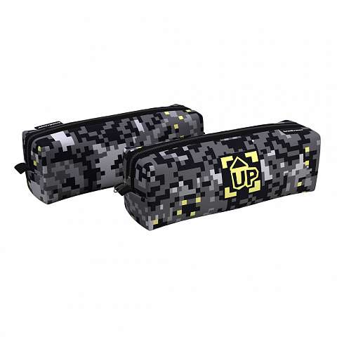 Pencil case 1-compartment without accessories 210x70x70 ErichKrause, quadro Pixel Game