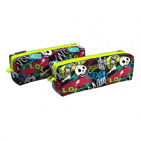 Pencil case 1-compartment without accessories 210x70x70 ErichKrause, quadro Scooter Master