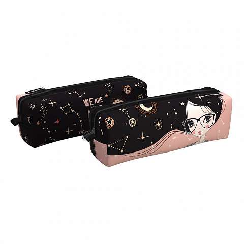 Pencil case with 1 compartment without accessories 210x70x70 ErichKrause, quadro Star Soul