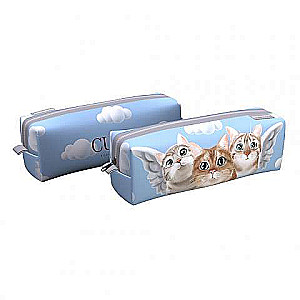 Pencil case 1-compartment without accessories 210x70x70 ErichKrause, quadro Cupids