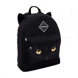 Backpack 29x39x13, 290g.17L, ErichKrause EasyLine Animals Black Cat