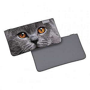 ErichKrause® Envelope Pencil Case 207x114mm Grey Cat