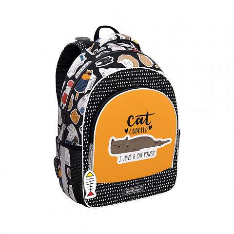 Backpack 28x39x14, 520g.15 L ErichKrause Ergo Line, Funny Kittens