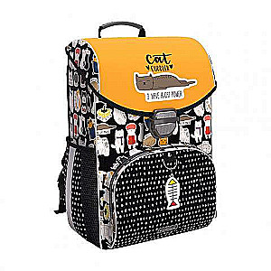 Backpack 25x37x14, 680g, 15 L ErichKrause ErgoLine, Funny Kittens