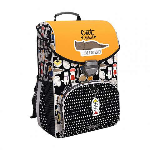 Backpack 25x37x14, 680g, 15 L ErichKrause ErgoLine, Funny Kittens